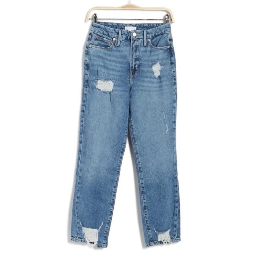 Good American Good Boy Straight Jeans Size 2 Nwot